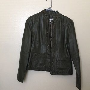 Green Leather Jacket